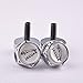 4 Pcs Separate Chrome LICENSE PLATE FRAME Bolt Screws For Jaguar