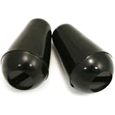 Allparts SK-0710-023 Black USA Switch Tips for Stratocaster