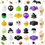 MALLMALL6 28pcs Halloween Mochi Squeeze Toys with