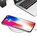 UGpine Type C Wireless Charger,Qi Wireless Charging Pad Fast Charge for Samsung Galaxy Note 8 S8 S8 Plus S7 S7 Edge Note 5 S6 Edge Plus and Standard Charge for Apple iPhone X/8/8 Plus, White