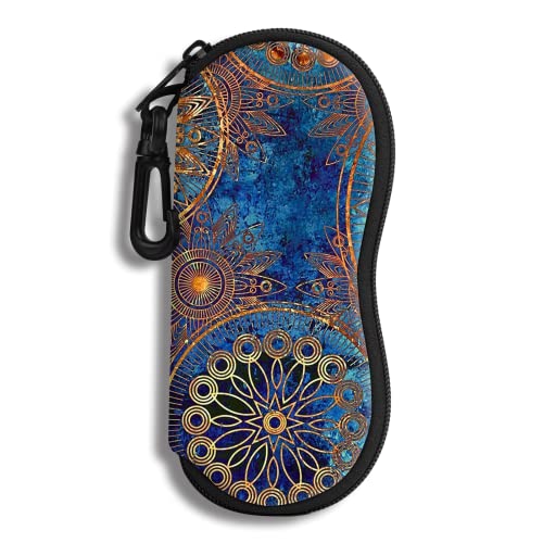 Hion Sunglasses Case Ultra Light Neoprene Zipper Eyeglass Soft - Main Image