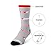 Sheec TrouSox - Reinforced Crew Length Men's Dress Socks - Valentine's Day Heartstring (Regular | 1 Pair)