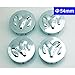 4pcs W067 54mm Car Styling Accessories Emblem Badge Sticker Wheel Hub Caps Centre Cover Dodge Ram Avenger Charger Dart Challenger Durango Journey Grand Caravan