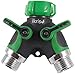 ikris Garden Hose Splitter 2-Way with Rubberized ComfortGrip