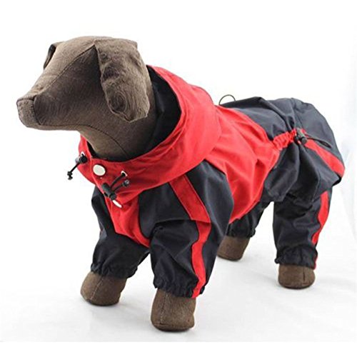 HuiSiFang Dog Coat Jacket Large Waterproof Puppy Dog Raincoat