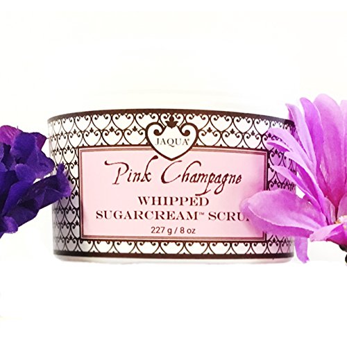 JAQUA Beauty Pink Champagne Handmade Whipped Organic Sugarcream Scrub
