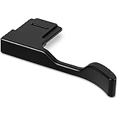 Haoge Metal Thumb Up Grip for Fujifilm XE5 Camera Digital AccessoriesTHB-XE5-B Hot Shoe Thumb Up Rest Support Handgrip Black