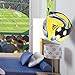 Home-X - Wall Mount Ball Claw for Soccer & Basketballs, Durable Design Secures Youth & Regulation Soccer & Basketballs for Convenient Home Storage (Ball Not Included)