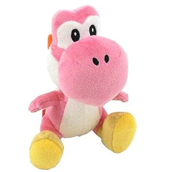 Super Mario Brothers 22 cm Plüschfigur Figur Yoshi Rosa Stofftier