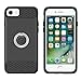 iPhone 7 Case,IWAVION Hybrid Dual Layer Soft TPU and Hard Armor Rugged Cover Heavy Duty Shockproof Anti-Scratch Case with 360 Degree Rotating Ring Grip Holder Kickstand for Apple iPhone 7 4.7