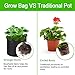 Zejun Plant Bags,Growing Bags with Handles, 5 Pack 5 Gallon Thickened Non-Woven Potato Bags for Lawn and Garden, Gardening, Flowerpot Container Accessories (11.81, 5gallon)thumb 3