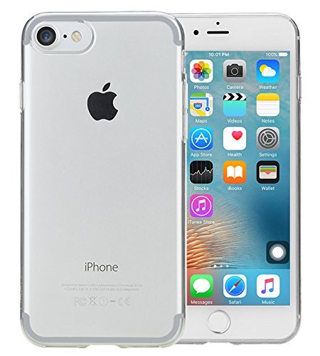 Plus Exclusive Soft Silicone TPU Transparent Clear Case Soft Back Case Cover Packaging Kit for Apple iPhone 7