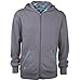 Minecraft Big Boys' Diamond Premium Zip-Up Hoodie (Gray, Large)