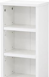 Oypla 6 Tier White Wooden CD DVD Game Shelf Storage Tower 102 Capacity view 6