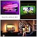 Nexlux TV Backlight, 9.8ft Black Non-Waterproof USB LED Strip Lights Kit 20 Colors 5050 LEDs Bias Lighting with 44-Key IR Remote Controller for 46 inch~65 inch HDTV PC Monitor Home Theater Decoration