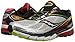 Saucony Men's Ride 8 Running Shoe, Silver/Red/Citron,10 M US
