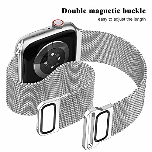 Geoumy Metal Bands Compatible for Apple Watch Band 38mm with