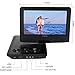 9.5 inch Dual Screen Portable DVD Player,DVD Player for car,1024x800 HD LCD Screen,USB/MMC/SD Card Readers,Built-in 5 Hours Rechargeable Battery,Stereo Sound, Regions Free,AV Out & in(Black)