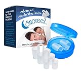 SnoreeZ(TM) Anti-Snore Premium Nose Vent  Top Rated Snoring Solution  Stop Snoring Naturally And Instantly  Simple Yet Effective Anti-Snore Device - Set of 4
