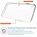 Ailun Phone Case Compatible iPhone 6,iPhone 6s,Reinforced Frame TPU Clear Cover,Shock-Absorption Bumper,Durable&Resistant,Anti-Fingerprint&Oil Stains,Siania Retail Package[Crystal Clear]