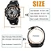 VILIYSUN Kid Watch 50M Waterproof Sport LED Alarm Stopwatch Digital Child Quartz Wristwatch for Boy Girl Black
