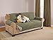 Deluxe Reversible EXTRA WIDE Sofa Furniture Protector, Olive / Sage