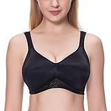 Delimira Women's Seamless Soft Wirefree No Padding Full Cups Plus Size Bra
