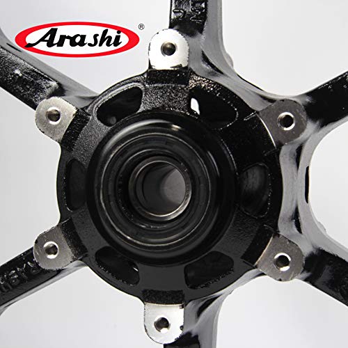 Arashi Front Wheel Rim for Honda CBR600RR 2007-2017 Motorcycle Replacement Accessories CBR 600 RR CBR600 Black 2008 2009 2010 2011 2012 2013 2014 2015 2016