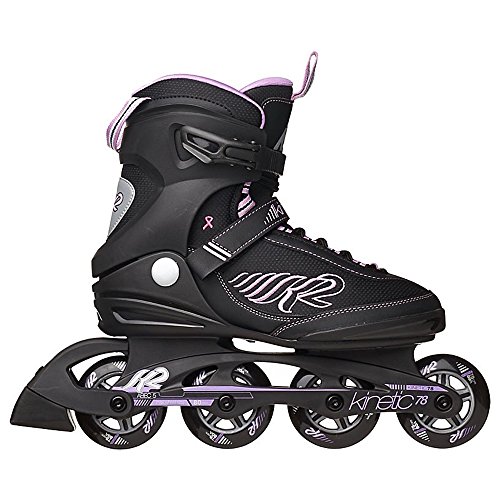 K2 Skate Womens 78 Inline Skates,Black/Purple, 8 11street