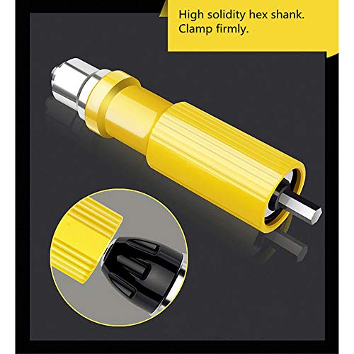 Sonmer Electric Rivet Nut Tool, Cordless Riveting Drill Insert Nut Tool Adapter 2.4mm-4.8mm