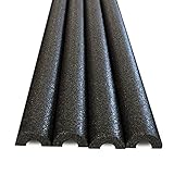 Honor Traders Half Foam Noodles for Padding or Bumper -for Edges, Wall and Sealing Gaps 4 Pack Black