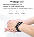 Fitness Tracker, Naxxlab Smart Bluetooth Heart Rate Monitor Bracelet, Waterproof Pedometer Wristband Step Activity Tracker Smart Watch for Android and IOS Smartphones (Black)