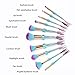 amoore Makeup Brushes Makeup Brush Set Powder Brush Blush Brush (10Pcs)