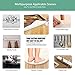 Traceless Washable Nano Adhesive Tape, Removable Reusable Tape，Double Sided Tape Heavy Duty，Clear Gel Grip Tape for Fix Carpet, Rug and Paste Decoration Items(9.84FT/3M）