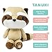 Bellzi Brown Raccoon Stuffed Animal Plush Toy - Adorable Plushie Toys and Gifts! - Cooni
