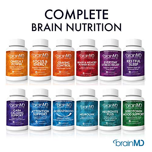 Dr Amen BrainMD Brain & Body Power Max 420 Capsules Complete