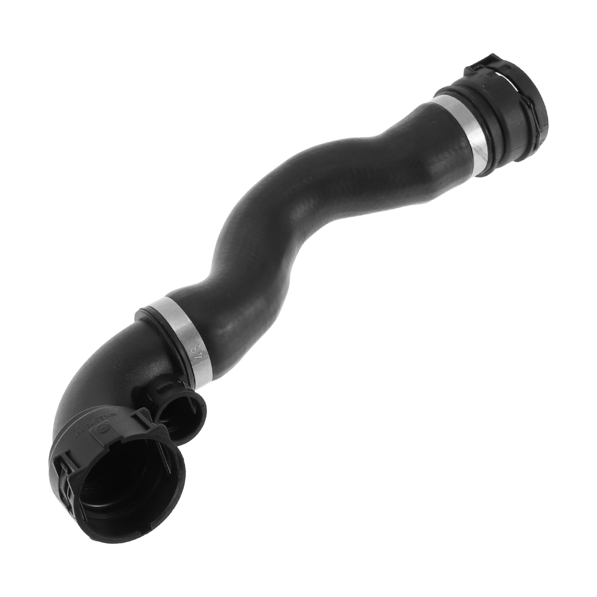 Photo 1 of Partuto Radiator Hose No.11531436406 Upper Engine Coolant Water Hose for BMW 325i 325xi 330i 330Ci E46 2001-2005 Rubber Black Good Sealing
