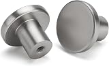 LONTAN 10 Pack Brushed Nickel Door Knobs Aluminum Alloy Cabinet Drawer Hardware