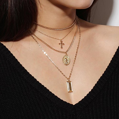 image for WYTong Necklace Clearance!! WYTong Ladies Religious Style Chain Neckla