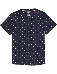 Tostada Francesa Peter Pan Uniforme escolar para niña. Chomba moderna, con mangas cortas.