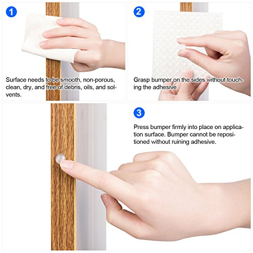 4 Cabinet+Bumpers+Adhesive+Rubber+Bumper