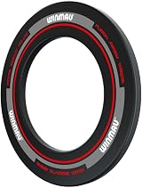 WINMAU Black & Red Advance Dart Board Surround Ring Durable Backboard Wall view 5