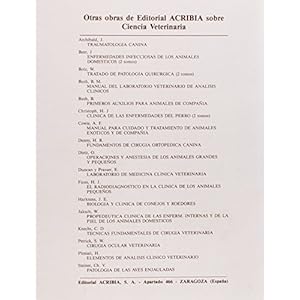 Medicina y Terapeutica Caninas (Spanish Edition)