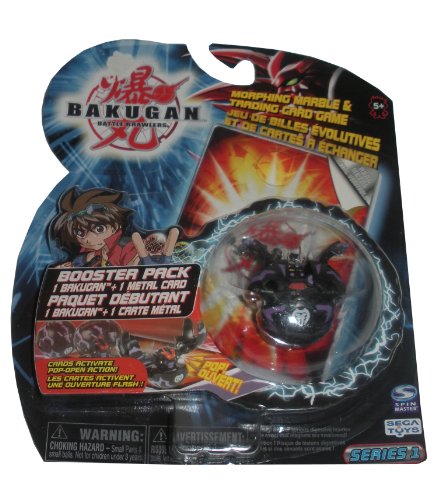 Bakugan Battle Brawlers Series 1 Booster Pack-Darkus Black Robotallion