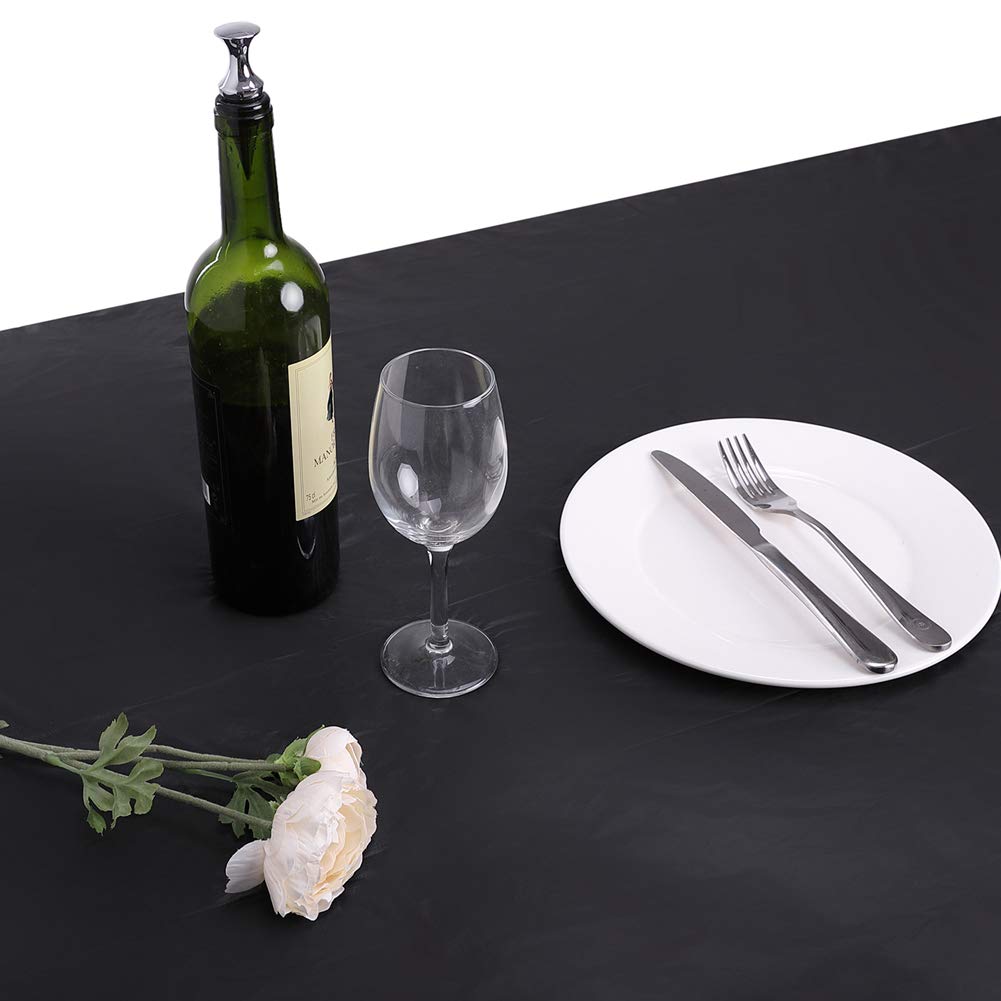 Party Plastic Table Covers Tablecloth - 2 Packs Plastic Table Cover 54\