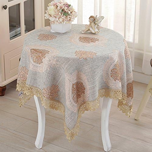 Bedside table cloth tablecloth roundtable lace table cloth tea table cloth-A 85x85cm(33x33inch)