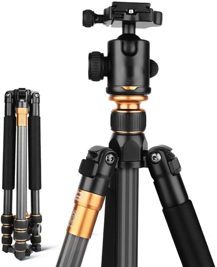 Mengen88 Compact Camera Tripod Professional Portable Monopod Golden
