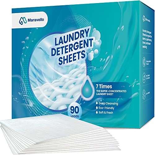 Laundry Detergent Sheets (Laundry Detergent Strips), 90 Loads, Eco