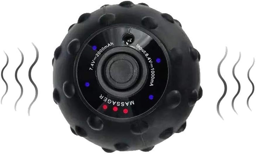 ヨガボール 小さい 電動 振動ボール マッサージボール 3d 小型 4階段のレベル 全身用 男女兼用 Unisign フォームローラー Amazon