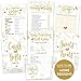 Baby Shower Games - Gender Neutral (5 Activities for 50 Guests, 5x7 Cards) - Baby Predictions, Baby Bingo, Emoji, Advice, Mommy or Daddy - Gender Reveal Party Supplies Favors Decorations